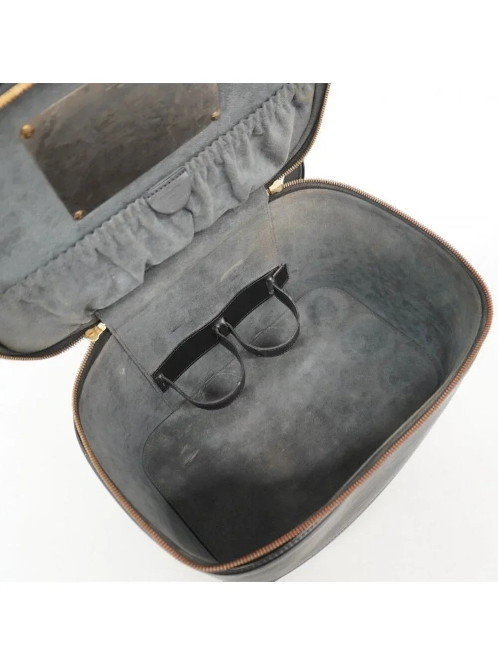 Louis Vuitton Vanity Bag Epi Nice Noir 2-Way